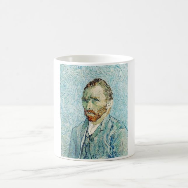 Självporträtt av Vincent Van Gogh Kaffemugg (Center)