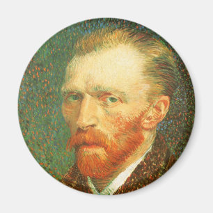Självporträtt av Vincent van Gogh Magnet
