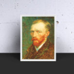 Självporträtt av Vincent van Gogh Poster<br><div class="desc">Självporträtt (1887) av Vincent van Gogh är en vintage Post impressionism bra konsthölje. Vincent van Gogh med skägg och med kostym med ett allvarligt uttryck på ansikte. Van Gogh målade över 40 självständiga porträtt under sin karriär och var den mest framstående självissten av hela tiden. Om konstnären: Vincent Willem van...</div>