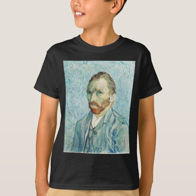 Självporträtt av Vincent Van Gogh T Shirt (Framsida)