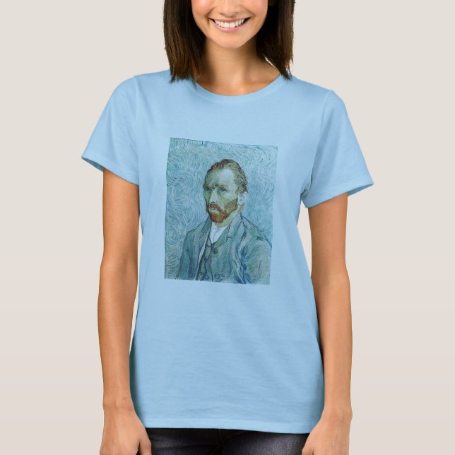 Självporträtt av Vincent Van Gogh T Shirt (Framsida)