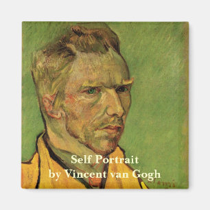 Självporträtt av Vincent van Gogh, Vintage finkons Magnet