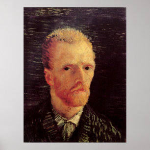 Självporträtt av Vincent van Gogh, Vintagekonst Poster