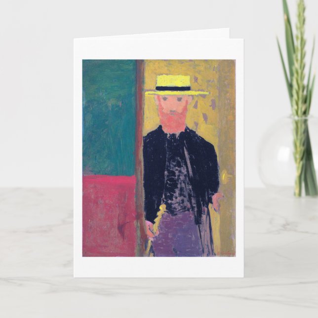 Självporträtt (Bearded Man), Edouard Vuillard Kort (Framsida)