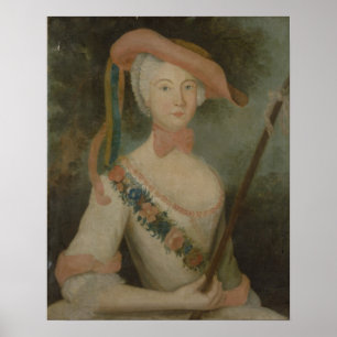 Självporträtt c.1725-40 poster