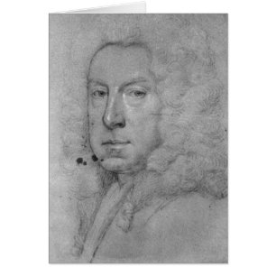 Självporträtt c.1738 hälsningskort