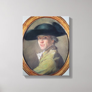 Självporträtt c.1780 canvastryck