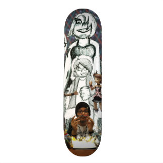 Självporträtt (Christopher Saturn) Skateboard Bräda 21,5 Cm