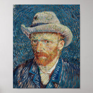 Självporträtt de Van Gogh Poster