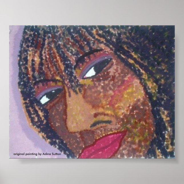 "Självporträtt - Digitalt återställd Poster (Framsidan)