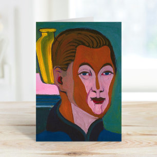 Självporträtt Ernst Ludwig Kirchner Kort