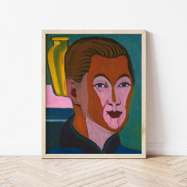 Självporträtt | Ernst Ludwig Kirchner Poster