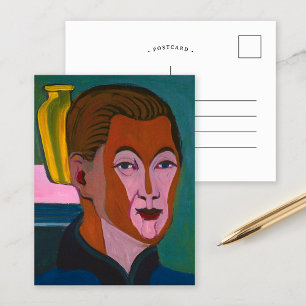 Självporträtt Ernst Ludwig Kirchner Vykort