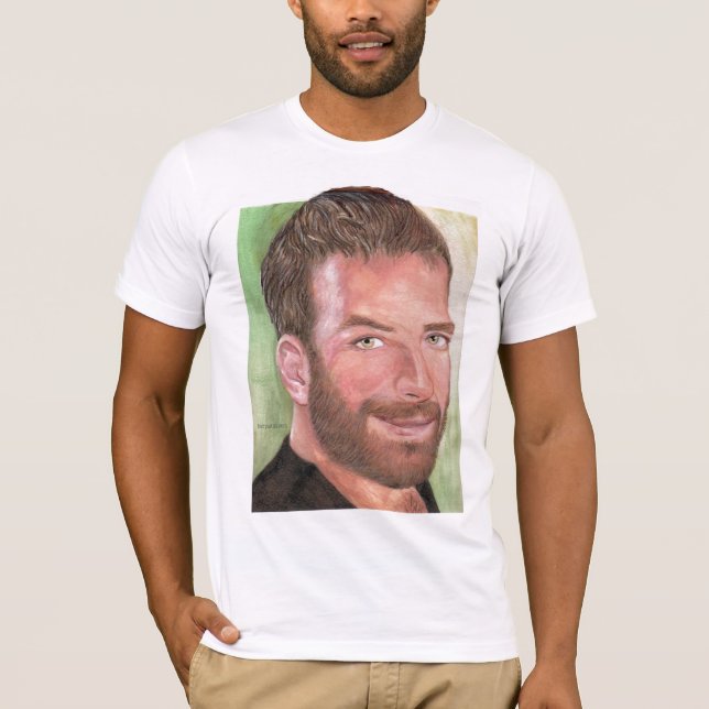 Självporträtt för Hairyartist skjorta #4- T-shirt (Framsida)