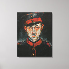 Självporträtt (från Walter Gramatté) Canvastryck