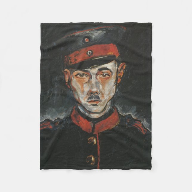 Självporträtt (från Walter Gramatté) Fleecefilt (Framsidan)