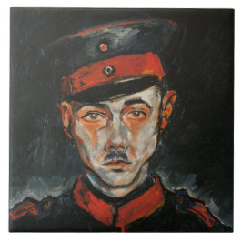 Självporträtt (från Walter Gramatté) Kakelplatta