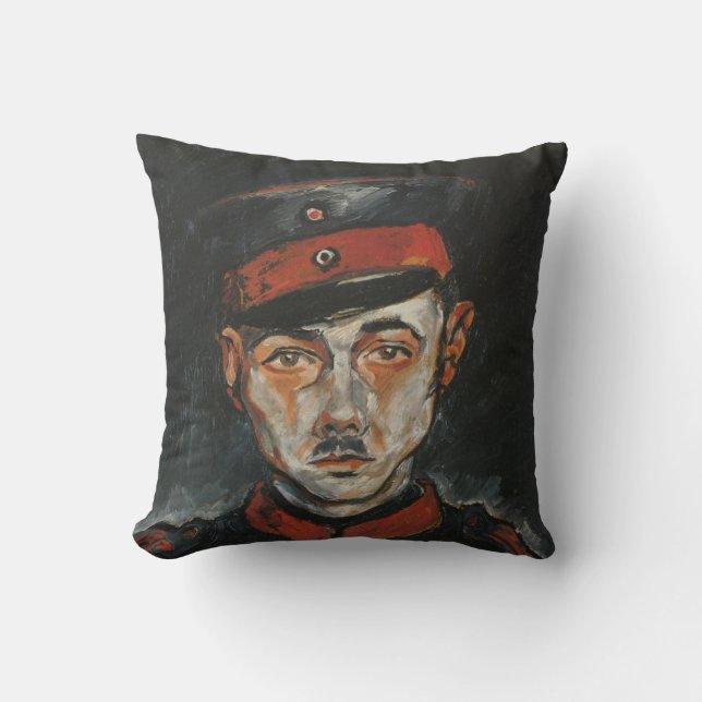 Självporträtt (från Walter Gramatté) Kudde (Framsida)