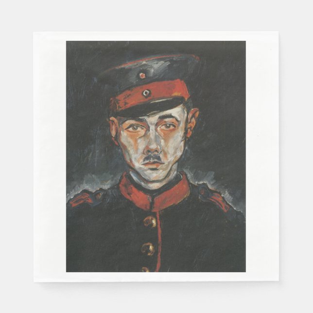 Självporträtt (från Walter Gramatté) Pappersservett (Framsidan)