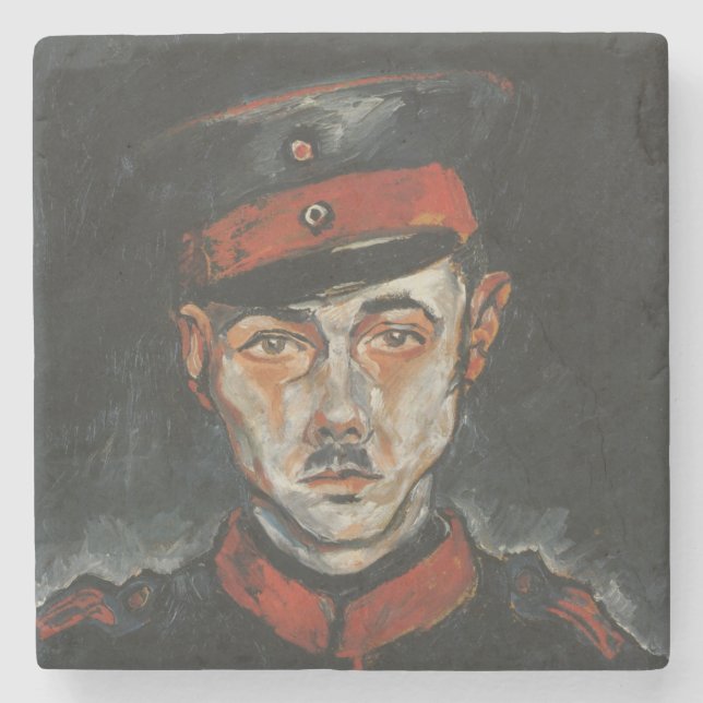 Självporträtt (från Walter Gramatté) Stenunderlägg (Framsidan)