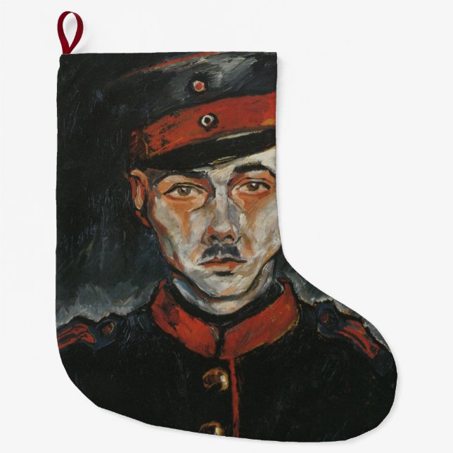 Självporträtt (från Walter Gramatté) Stor Julstrumpa (Framsidan)