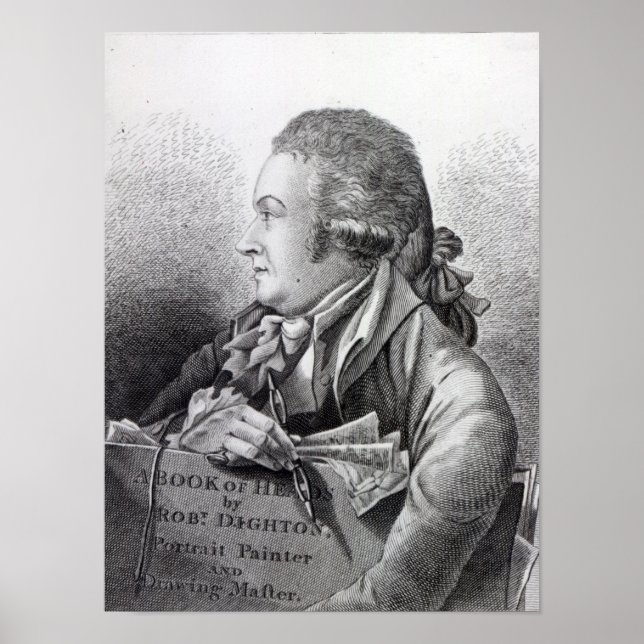 Självporträtt, fronten till hans Bok Poster (Framsidan)