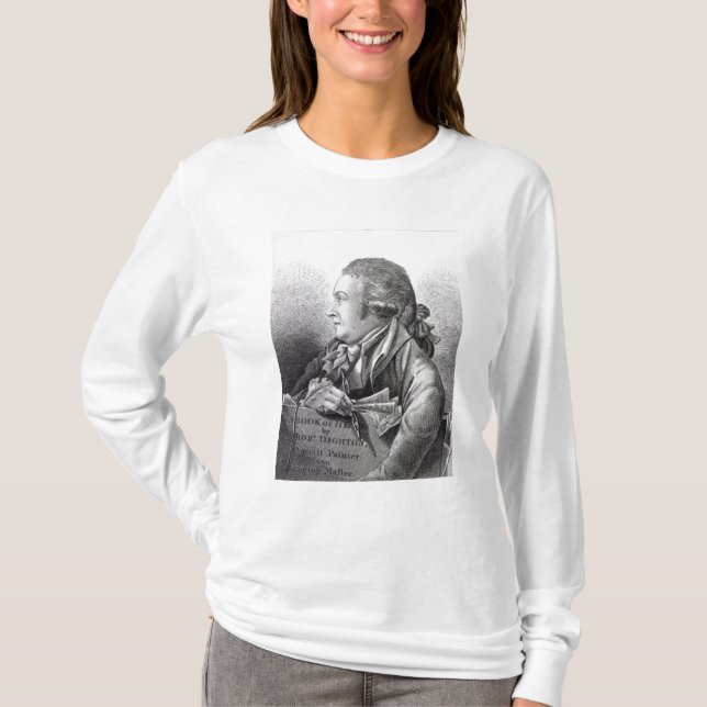Självporträtt frontispiece till hans 'bok av tee shirt (Framsida)