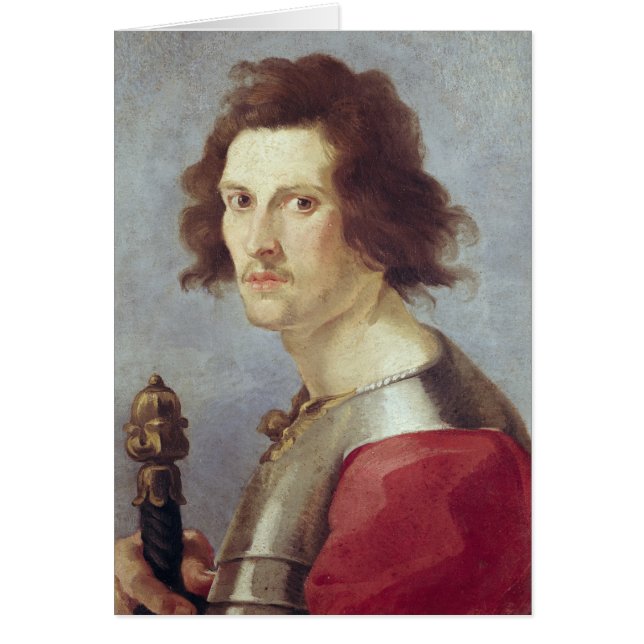 Självporträtt Hälsningskort (Framsidan)