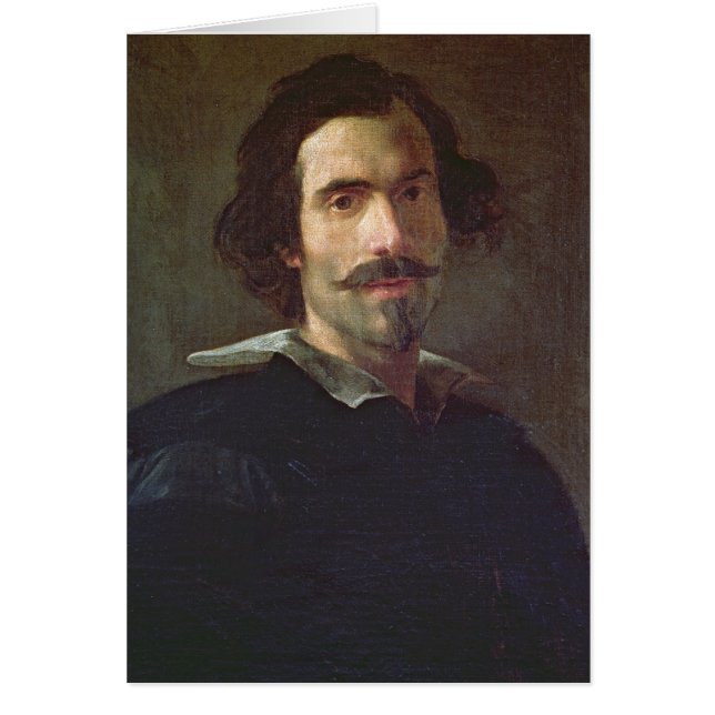 Självporträtt Hälsningskort (Framsidan)