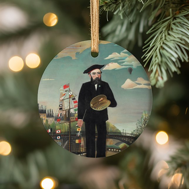 Självporträtt | Henri Rousseau Julgransprydnad Keramik (Skapare uppladdad)