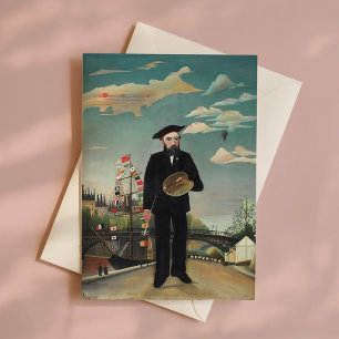 Självporträtt Henri Rousseau Kort
