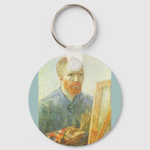 Självporträtt i Easel, Vincent van Gogh Nyckelring