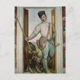 Självporträtt i Hunting Costume, 1562 Vykort
