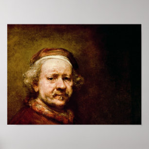 Självporträtt in på åldern av 63, 1669 poster