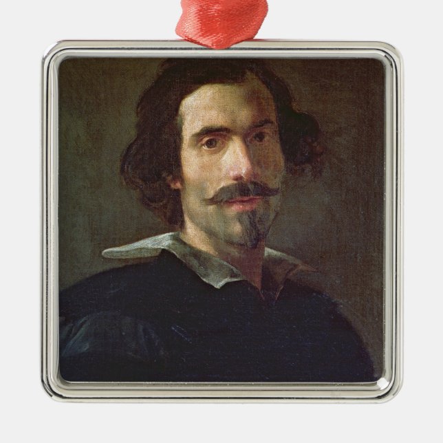 Självporträtt Julgransprydnad Metall (Framsidan)