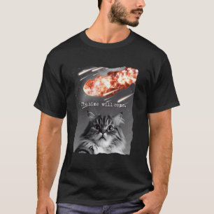 Självporträtt katt, Meteoriten Nedarslag Dag, Katt T Shirt