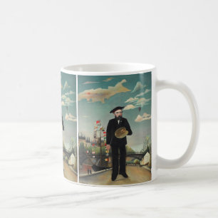 Självporträtt landskap 1890, Henri Rousseau Kaffemugg