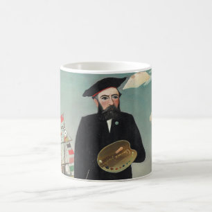 Självporträtt landskap 1890, Henri Rousseau Kaffemugg