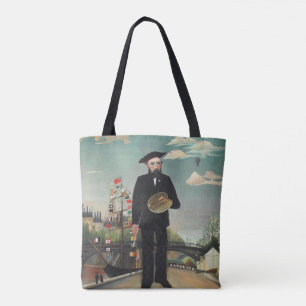 Självporträtt landskap 1890, Henri Rousseau Tygkasse