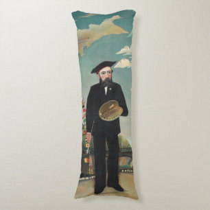 Självporträtt – Landskap, Henri Rousseau 1890 Kroppskudde