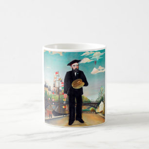 Självporträtt, Landskap, Rousseau Kaffemugg