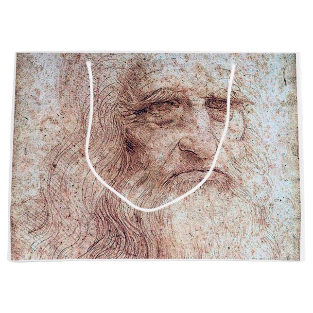 Självporträtt, Leonardo da Vinci (Framsidan)