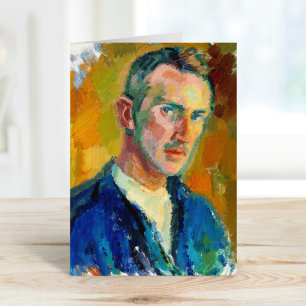 Självporträtt Magnus Enckell Kort