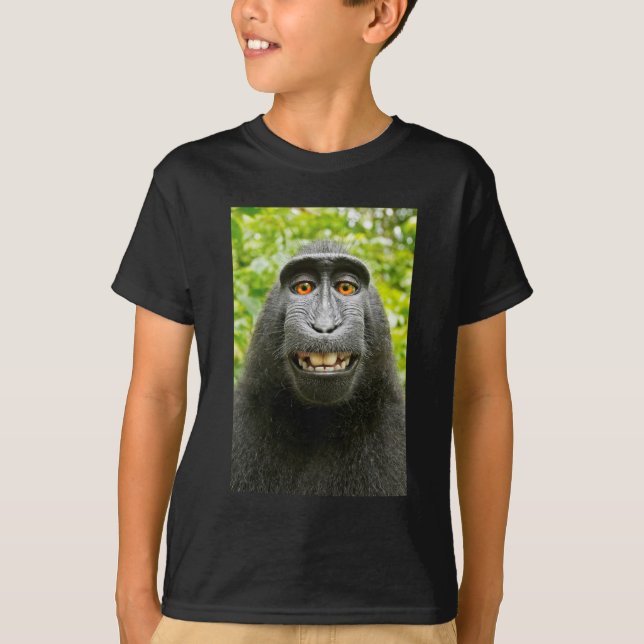 Självporträtt med apa t shirt (Framsida)