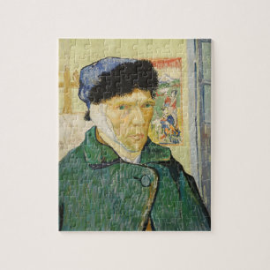 Självporträtt med bandagerat öra av Van Gogh Pussel