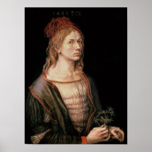 Självporträtt med en Thistle, 1493 Poster