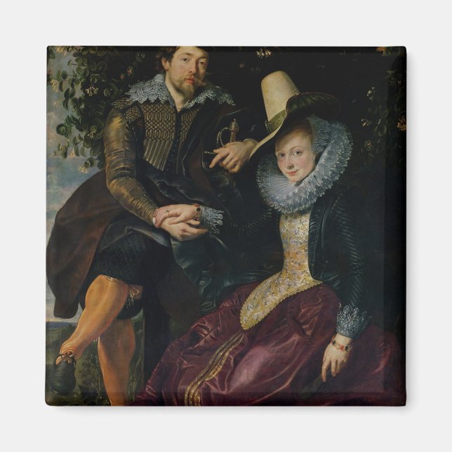 Självporträtt med Isabella Brandt Magnet (Framsidan)