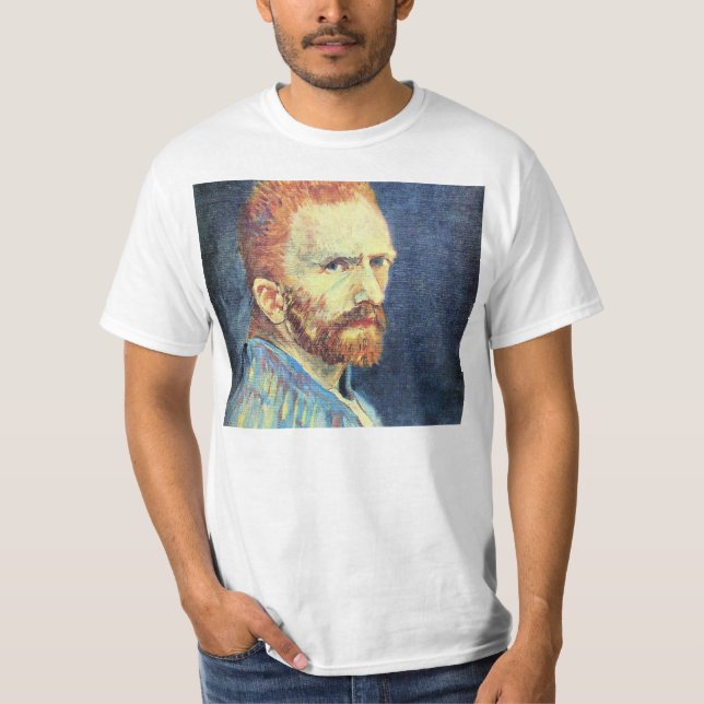 Självporträtt med kort hår av Vincent Van Gogh Tröja (Framsida)