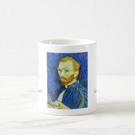 Självporträtt med Pallette Vincent Van Gogh Kaffemugg