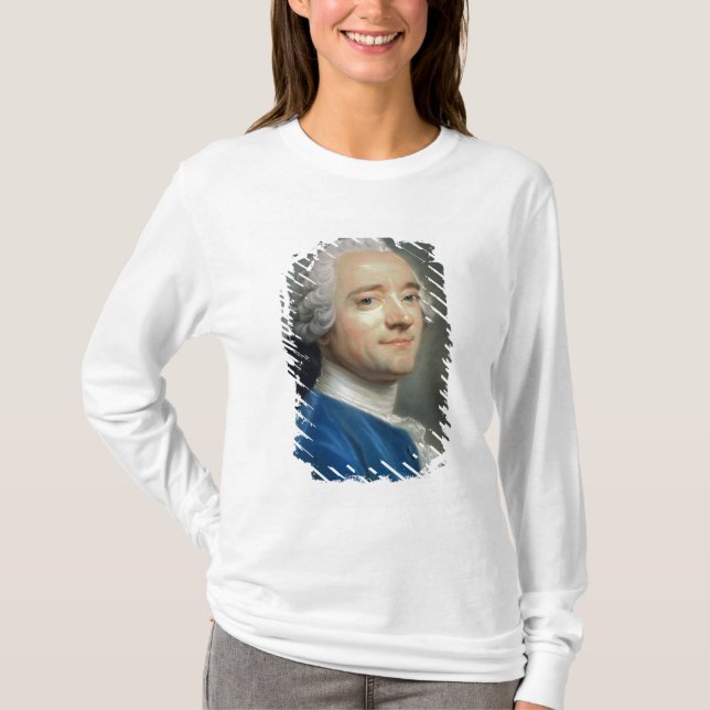 Självporträtt med snörejaboten tee shirt (Framsida)